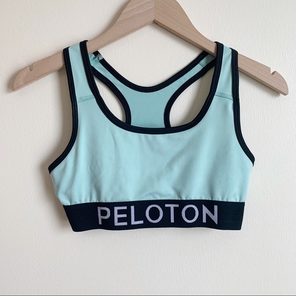 Peloton Other - Peloton Sports Bra Workout Mint Green Black Size M